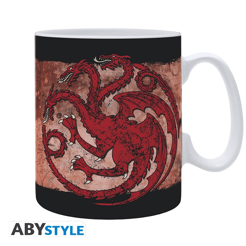 Game Of Thrones - Targaryen Tasse En Céramique Dans La Boîte De