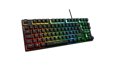 The G-Lab Keyz Caesium TKL clavier Gaming USB AZERTY Français Noir