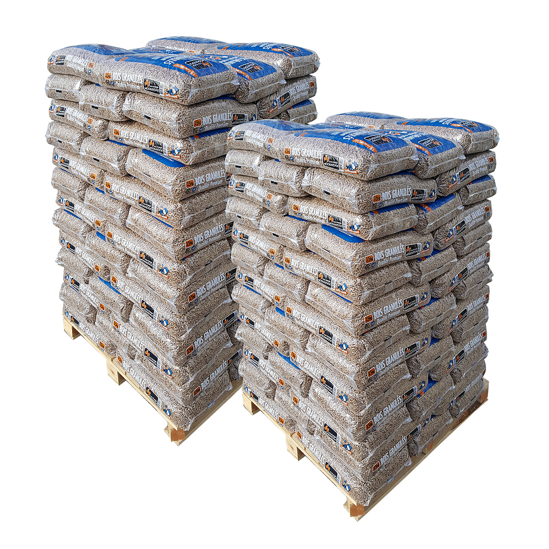Lot de 3 WOODSTOCK BOIS GRANULES palette de 66 Sac de 15 kg - vue 3