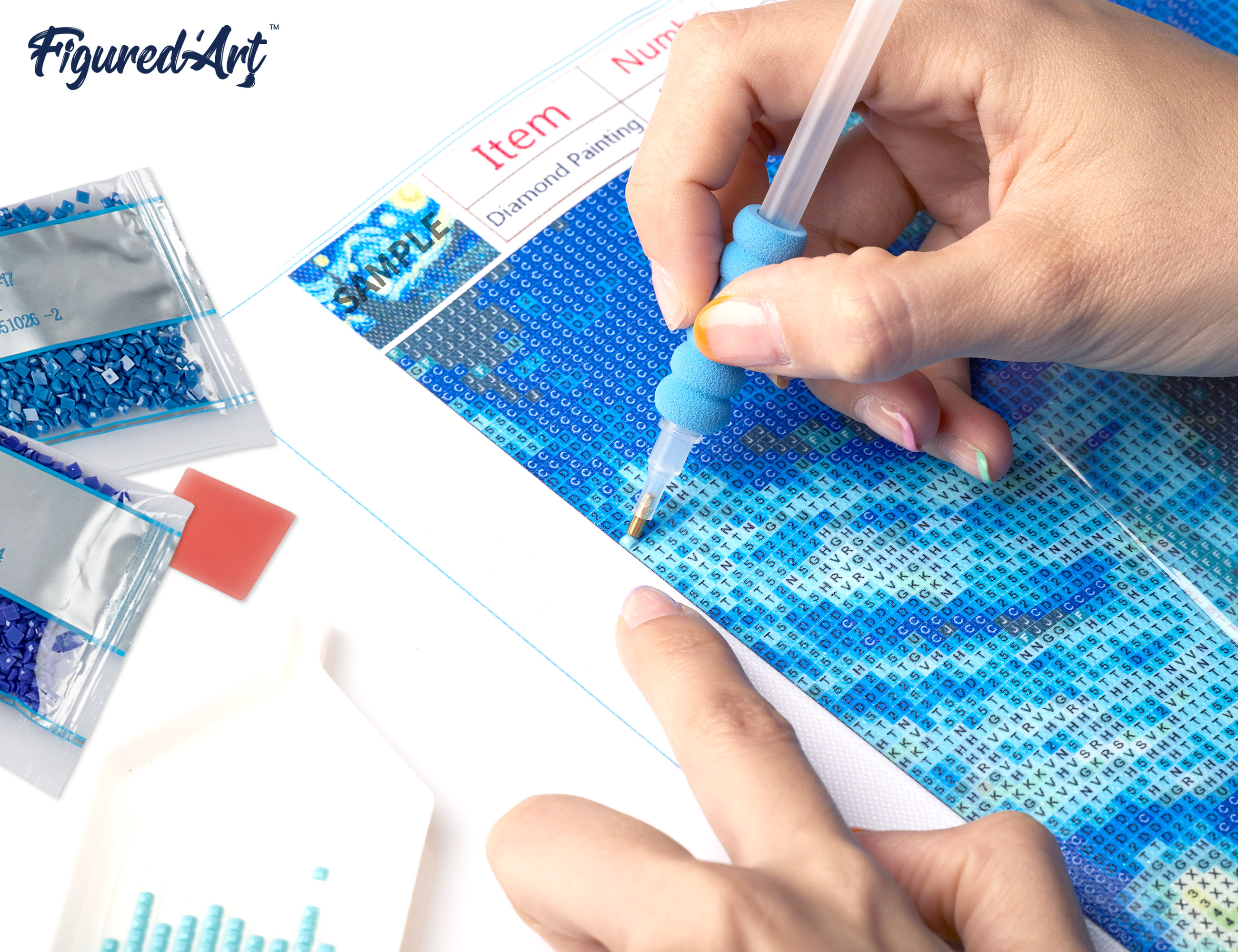 Diamond Painting Kit,Animaux Et Fleurs 5D Diy Diamant Painting Arts