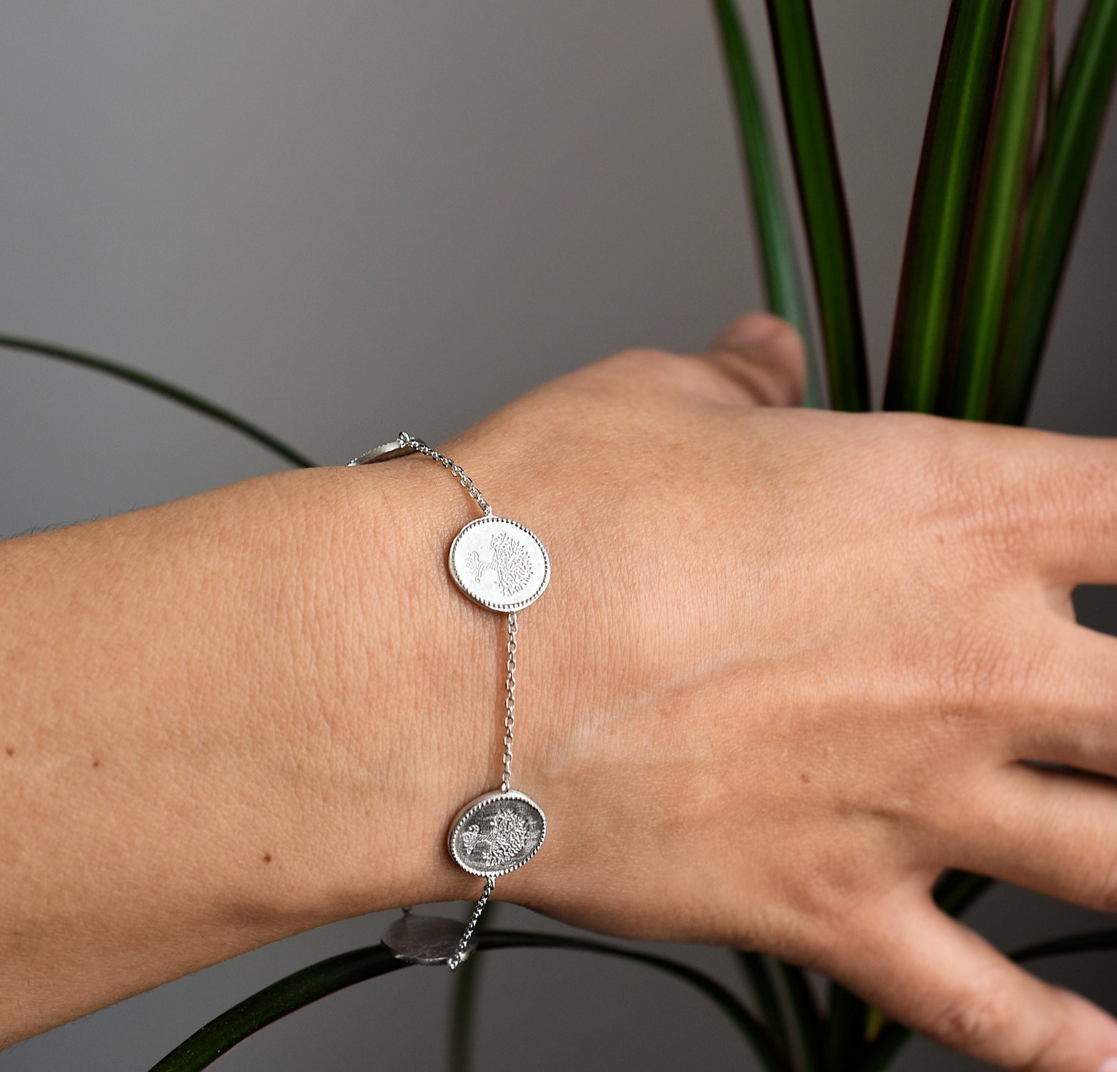 Bracelet cercle, argent - Cadence- Fabriqué en France