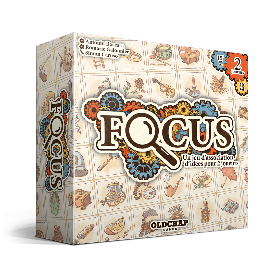 Jeu d'Enquête Old Chap Focus – Association Amusante pour 2 Joueurs - vue 4
