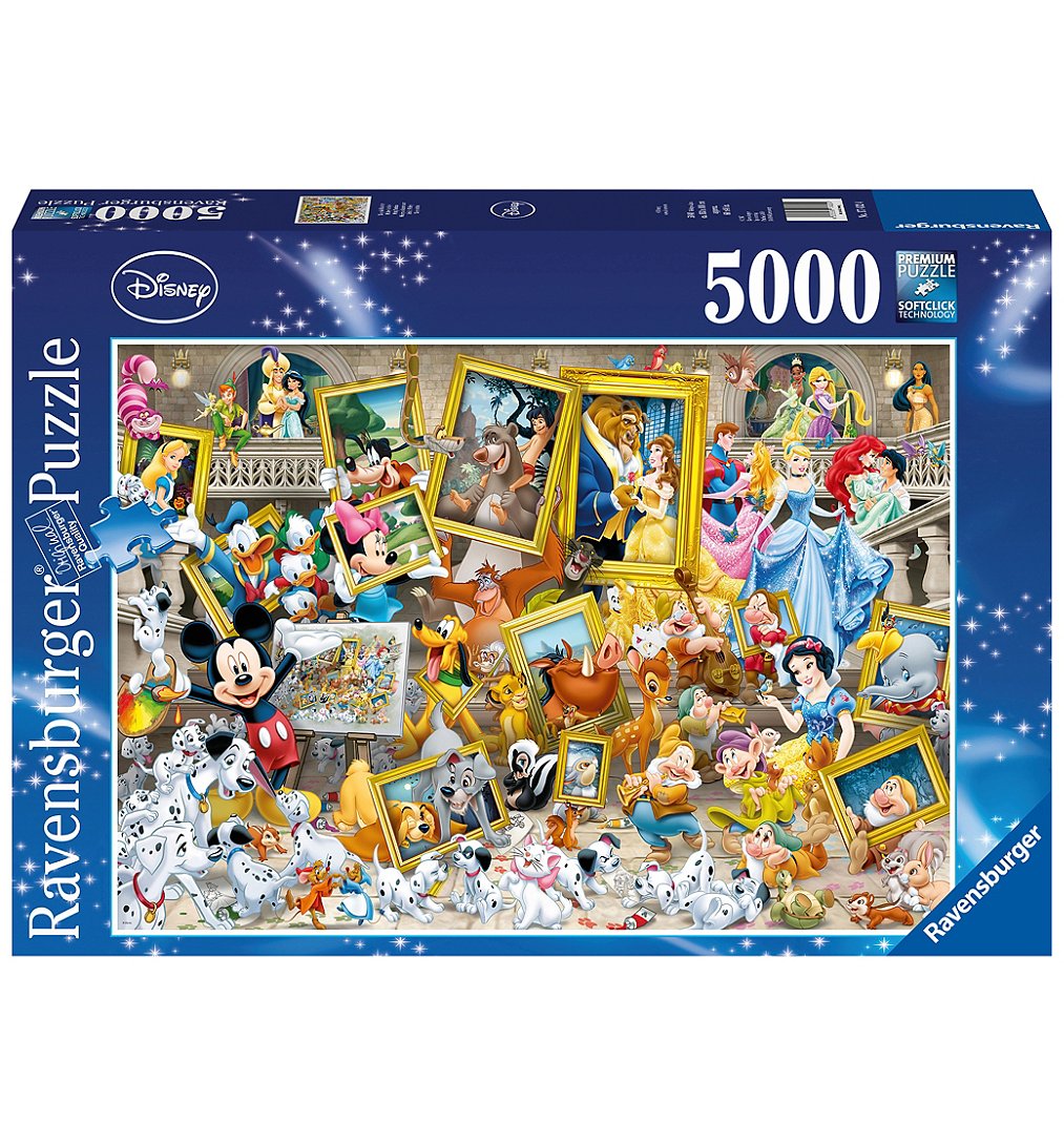 Puzzle 5000 pièces : Mickey 'artiste Ravensburger France - vue 8