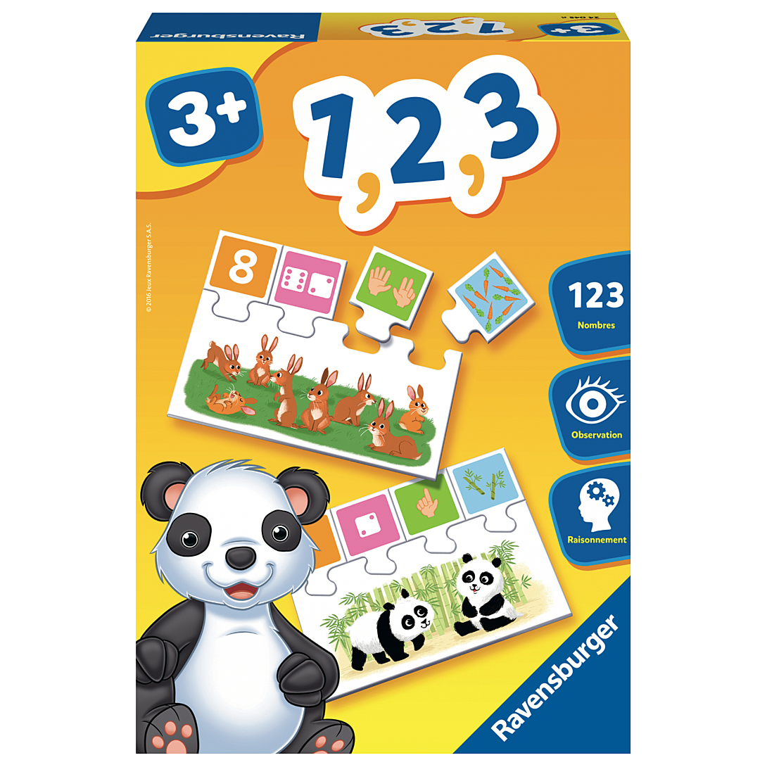 J'apprends les chiffres : 1 2 3 Ravensburger Jeux France - vue 8