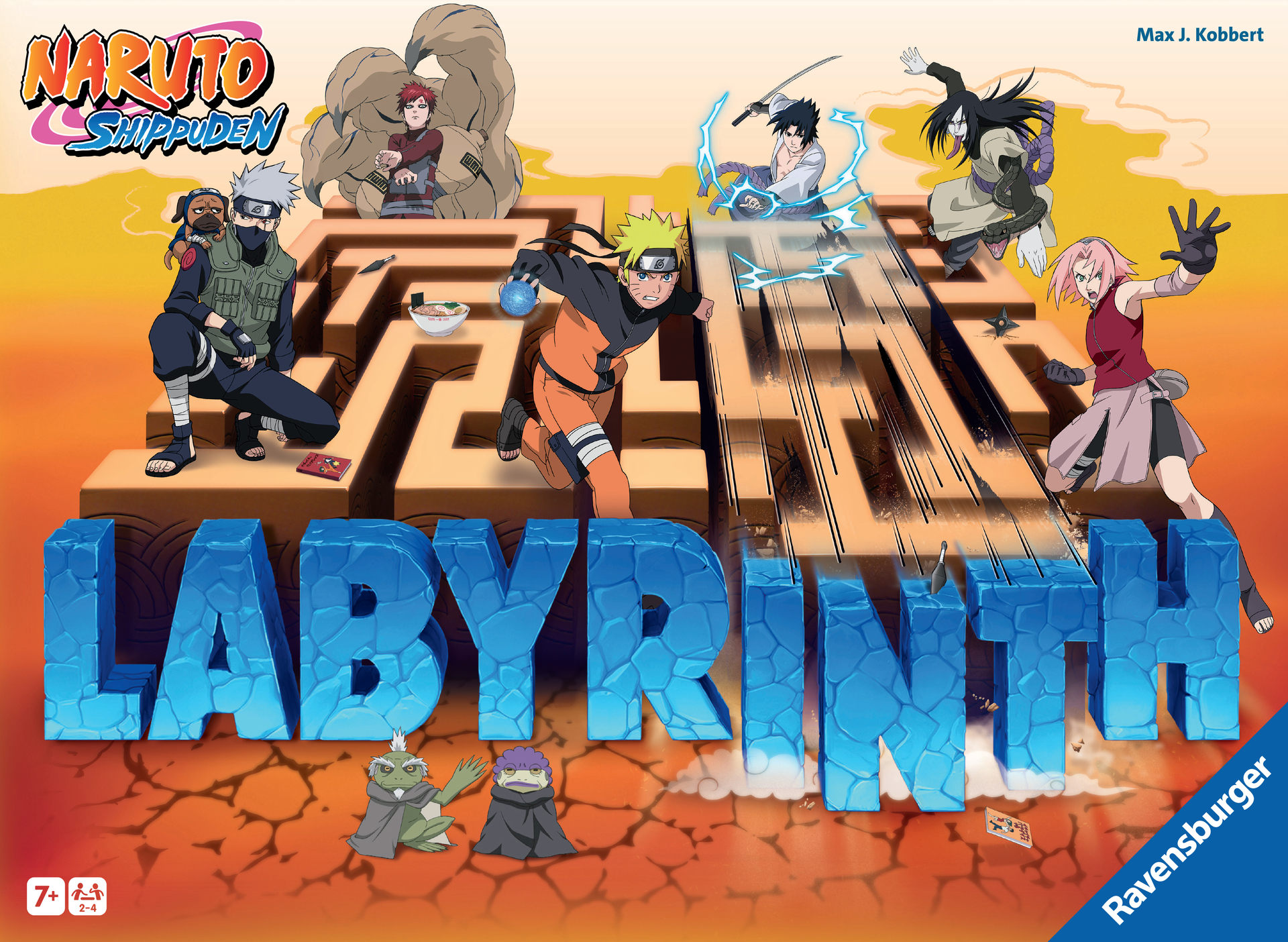 Naruto Ravensburger 27557 jeu de société Labyrinth Famille