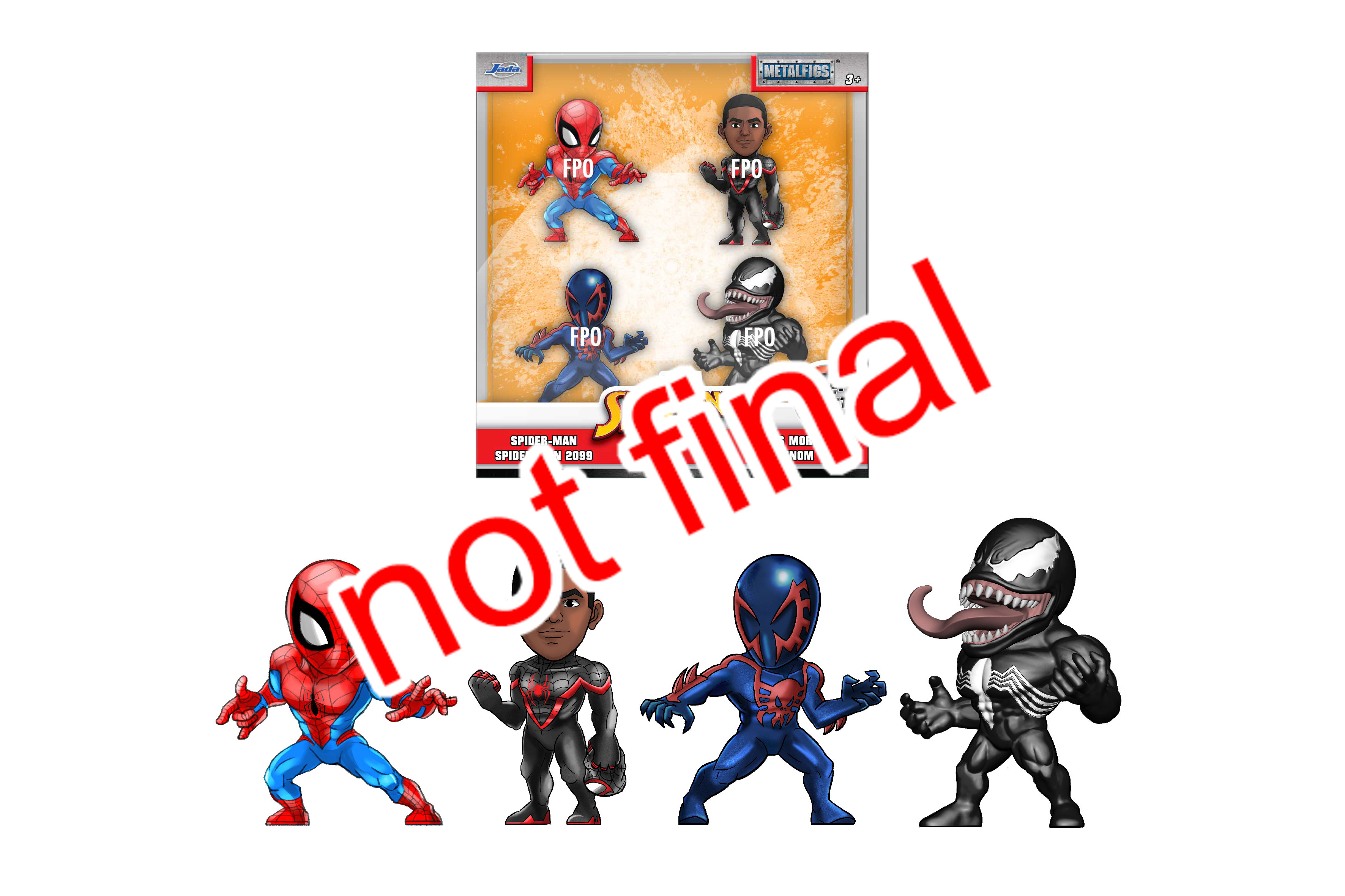 Spiderman Figurine Set 4 Pièces