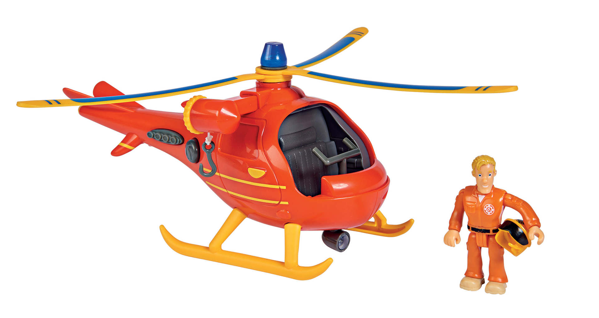 Hélicoptère De Tom – Sam De Pompier – Jouet 18 Cm En Boîte, Pales Tournantes