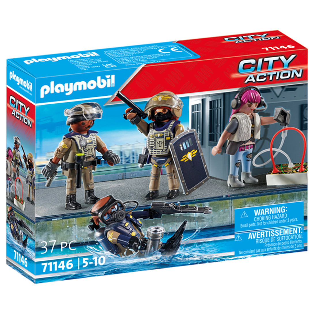 Playmobil City Action Équipe Forces Spéciales avec Bandit 71146 - vue 5