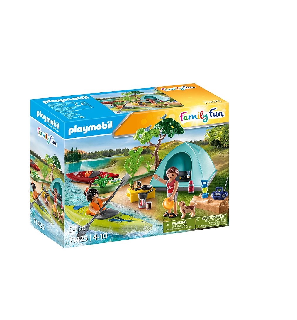 Jeu De Construction Famille Et Tente Playmobil - vue 8