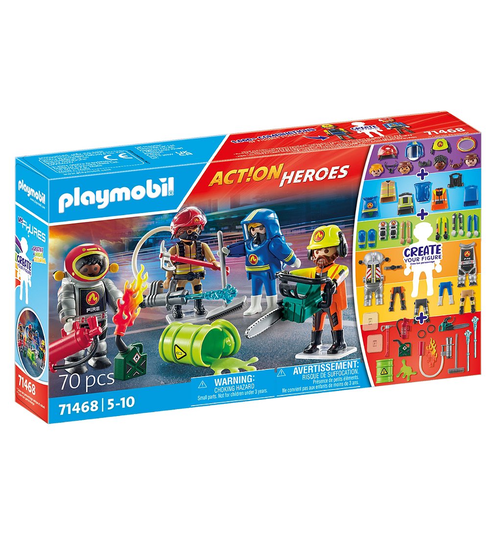 Jeu De Construction My Figures Metiers A Risque Playmobil