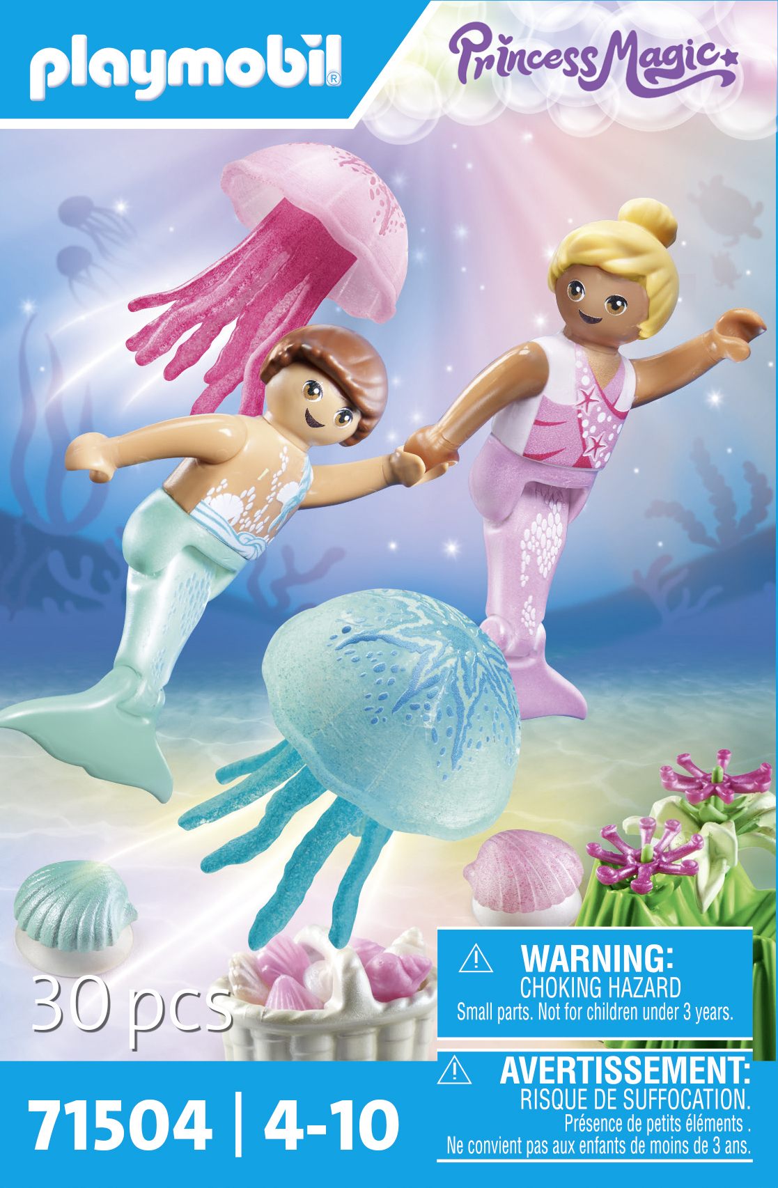 Playmobil 71504 Enfants sirènes méduses et coquillages
