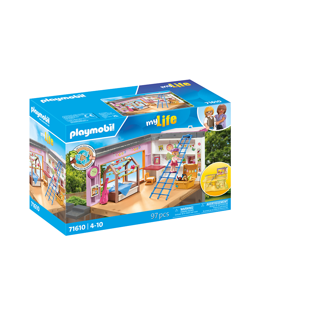 Chambre d'enfant avec lit cabane - vue 1