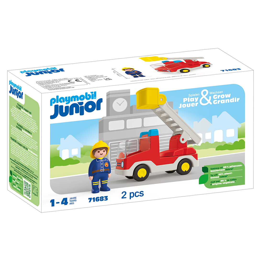 Playmobil Junior : Camion de pompier avec échelle pivotante Playmobil