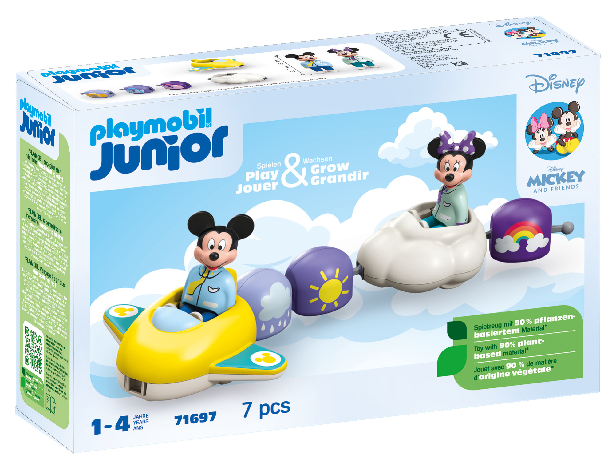 Playmobil Junior & Disney Train des nuages de Mickey et Minnie 71697 - vue 5