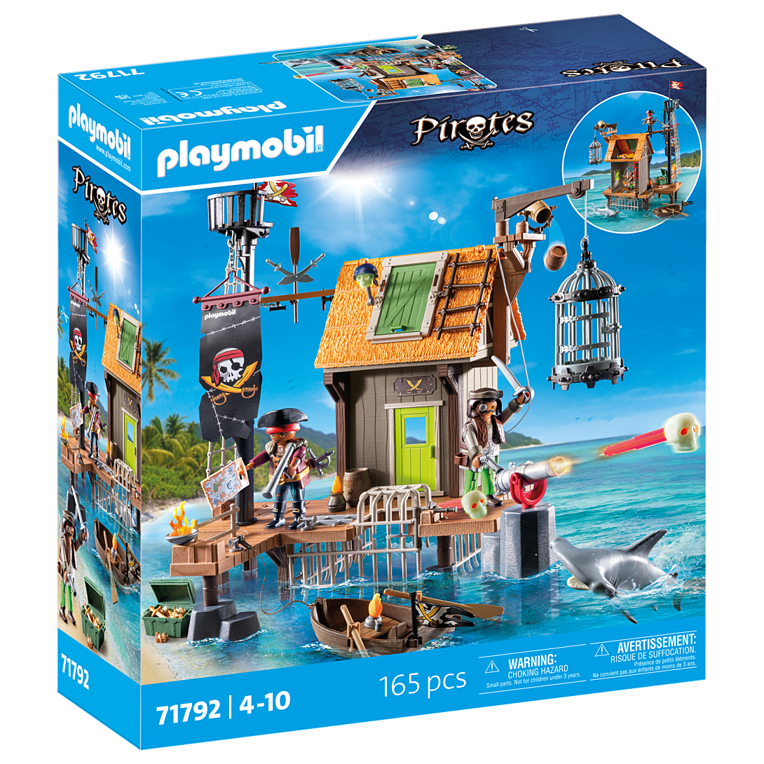 PLAYMOBIL | Pirates | Port Pirate avec Prison de Corsaires | Figurines de Pirates | Jouets de Pirates | Jouet pour Enfants dès | 71792 - vue 8
