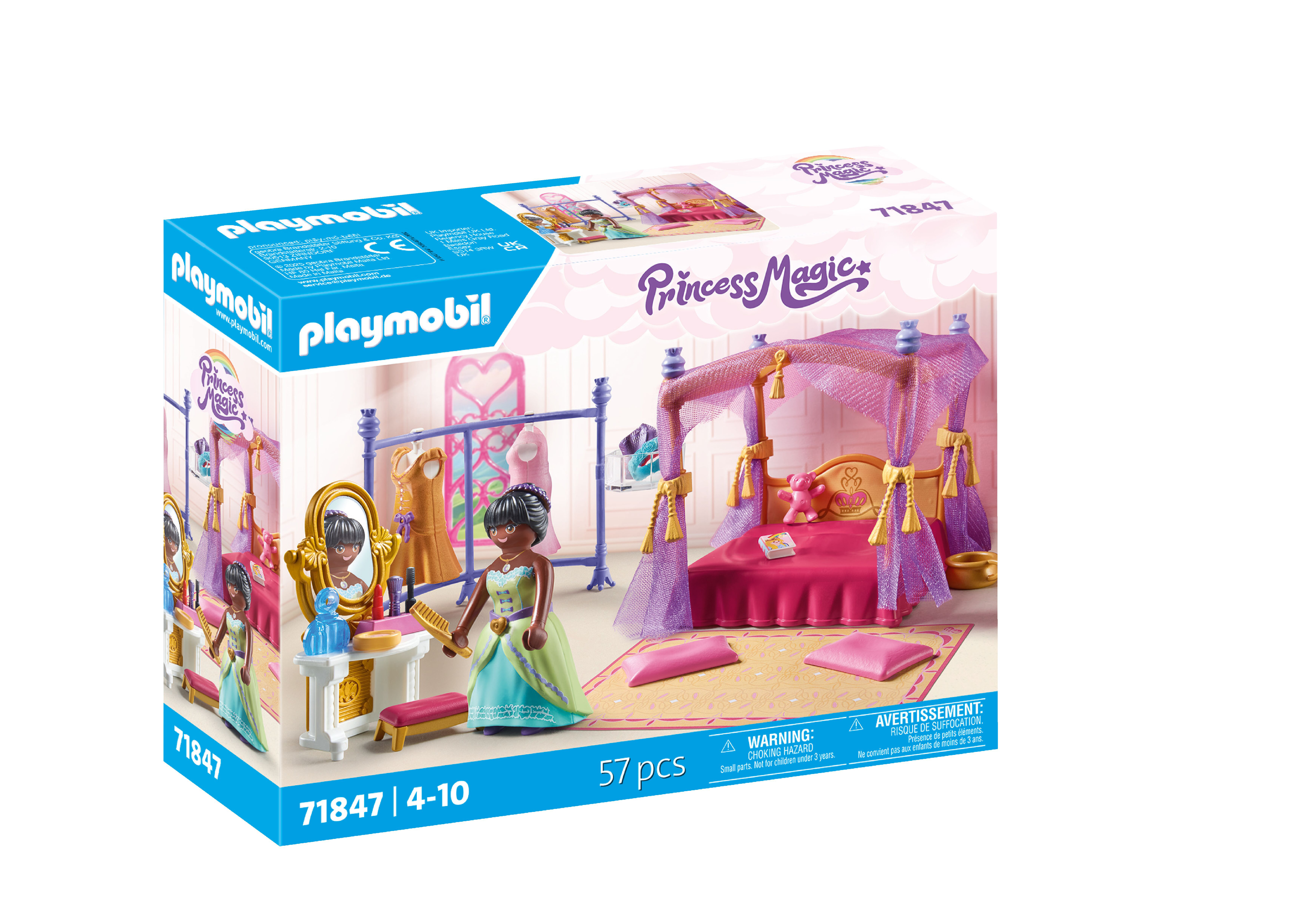 Chambre de princesse avec lit baldaquin - vue 7