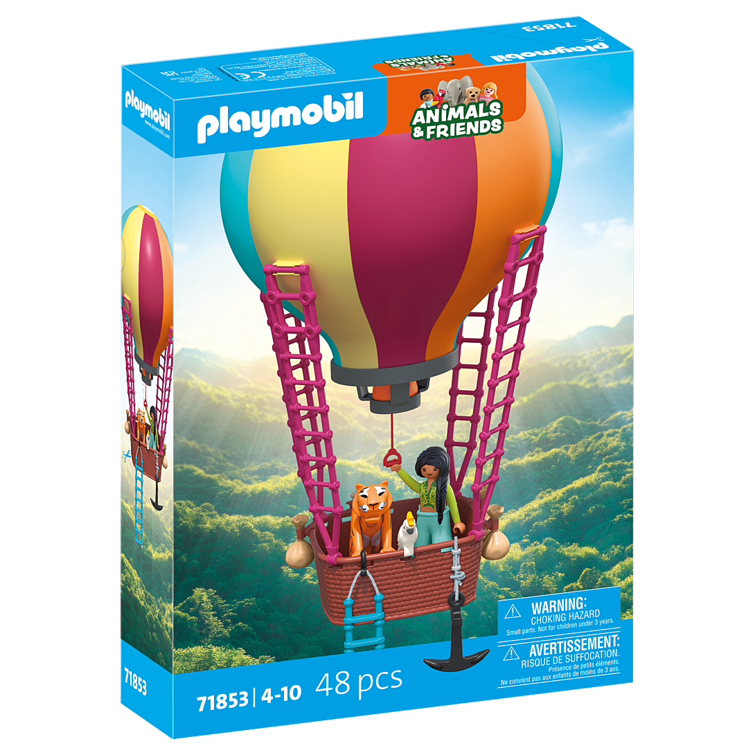 Playmobil | Animals & Friends | Voyage en Ballon | Jouets à partir de | Cadeau pour Enfants | Développe la créativité & 'imagination | Ballon comme décoration à Suspendre | 71853 - vue 3