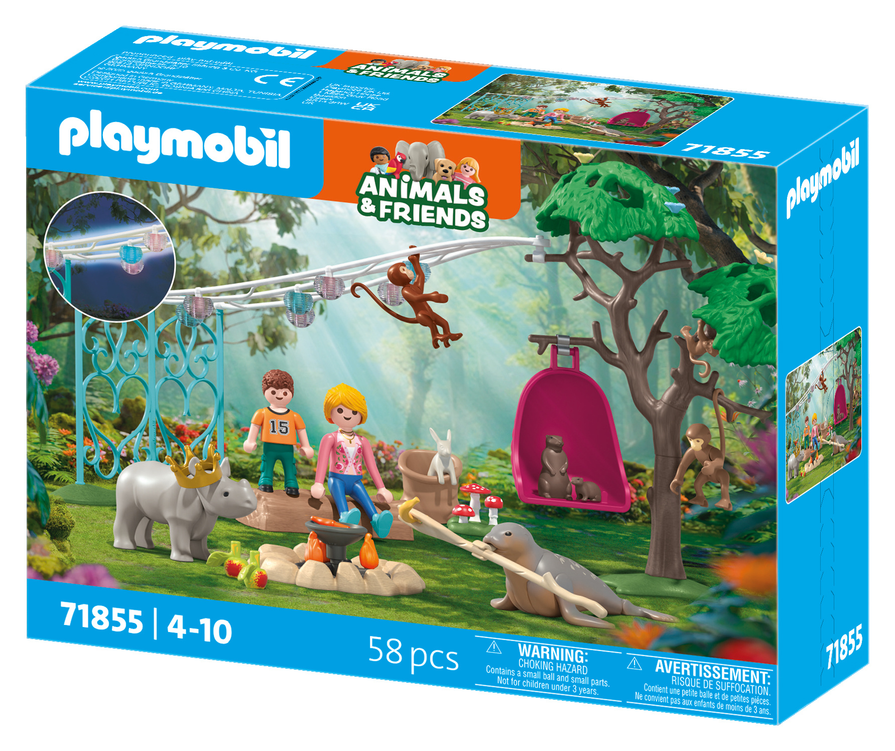 Playmobil Animaux et amis 71855 Fête d'anniversaire dans le jardin - vue 3