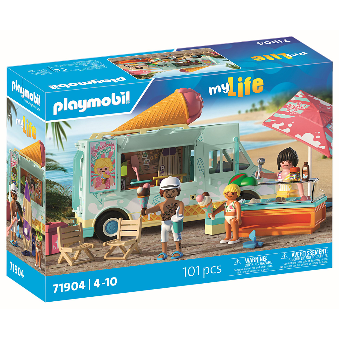 Playmobil 71904 Camion vendeur de glaces & 3 personnages Vacances à la plage - vue 2