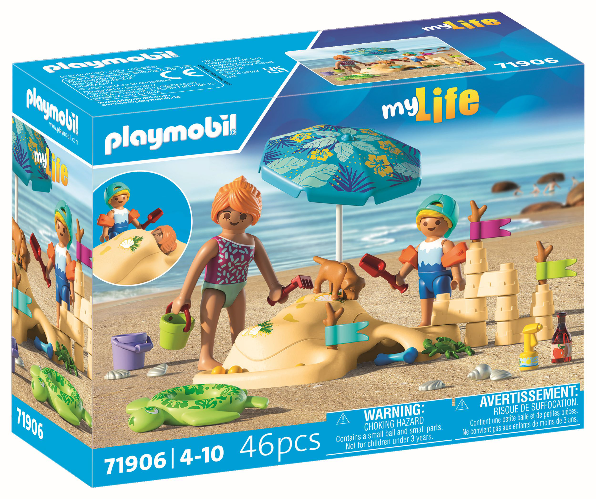 Playmobil 71906 Famille jouant dans le sable à la plage Vacances à la plage - vue 2