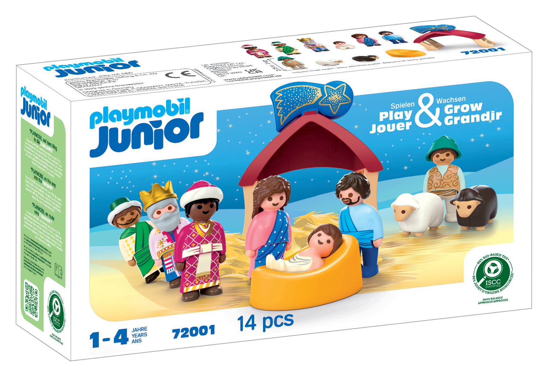 Playmobil 72001 JUNIOR : La crèche de Noel Playmobil junior - vue 3