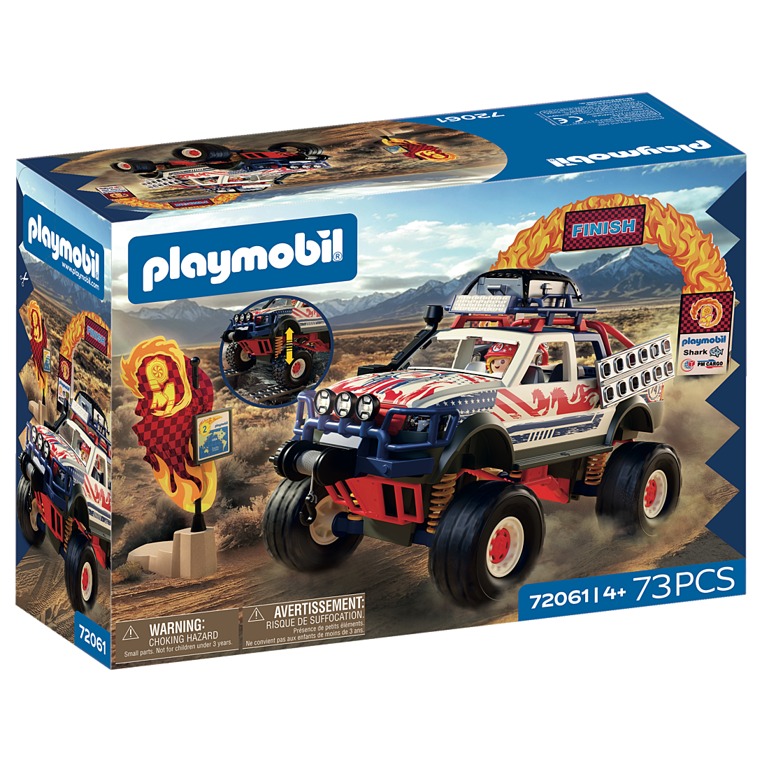 Playmobil Rallye 72061 Camion tout terrain - vue 6
