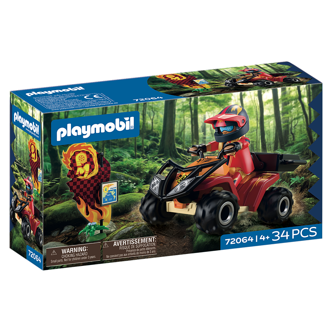Playmobil Rallye 72064 Quad tout terrain - vue 5