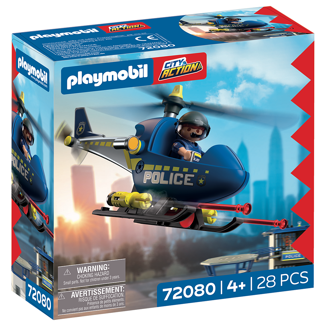 Playmobil City Action 72080 hélicoptère de police - vue 4