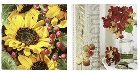 Lot De 15 Serviettes En Papier - Bordeaux/fleuri - Home All | H&M FR