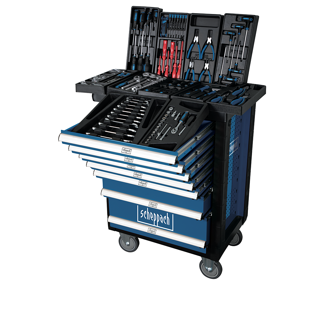 Scheppach TW1000 - Servante d'atelier 263 pièces