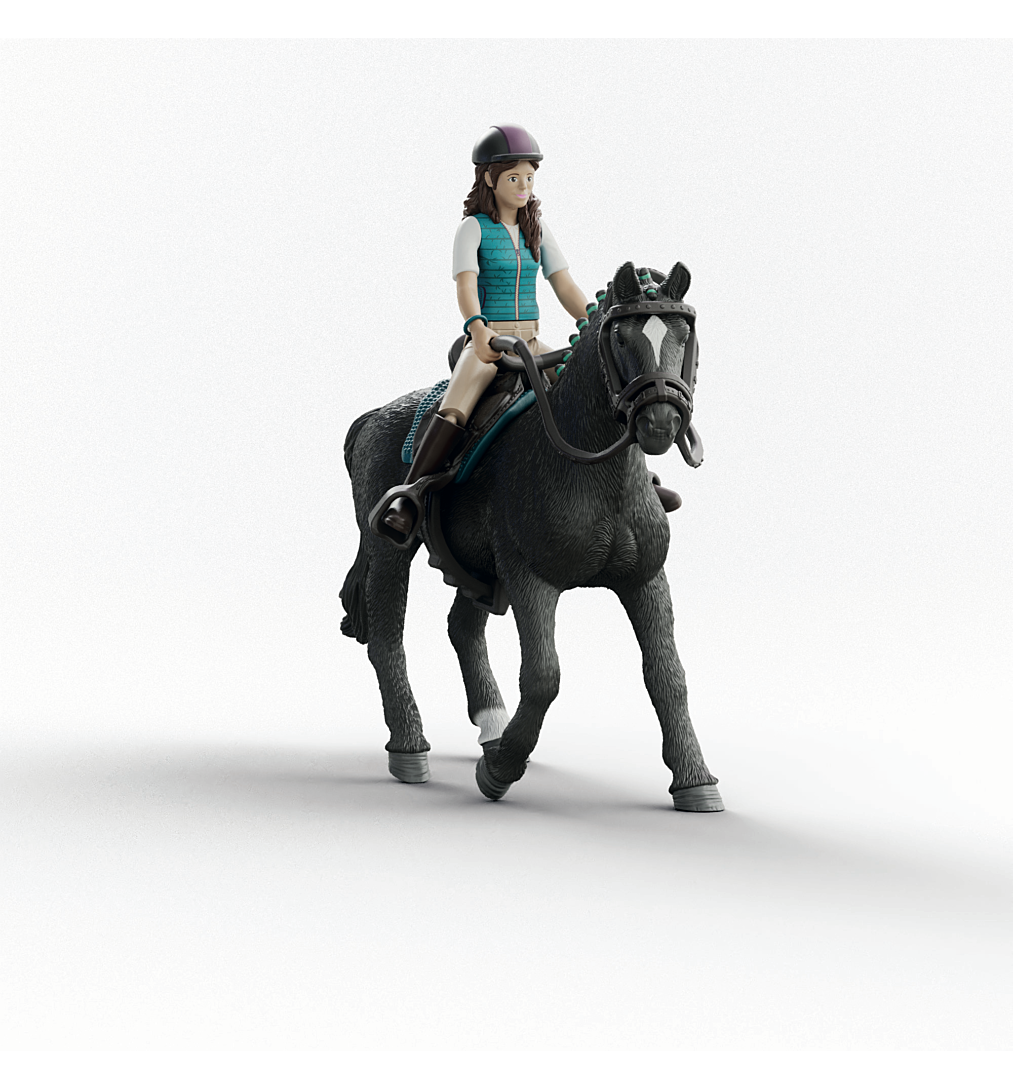 Figurines Cavalière Lisa et Storm special SCHLEICH 42712 Horse Club Dès - vue 4
