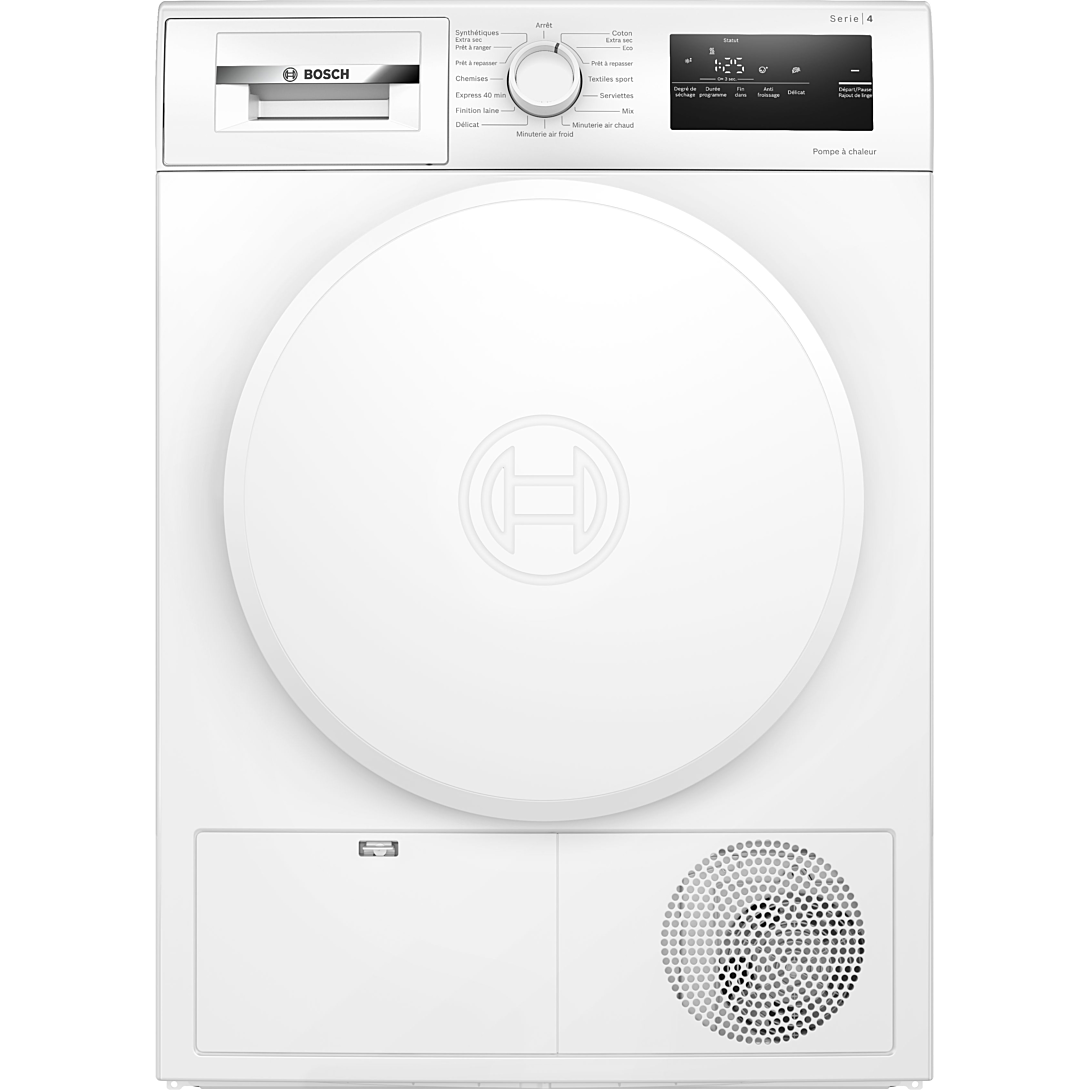BOSCH Sèche linge 60 cm 8 kg condenseur avec pompe à chaleur WTH8300DFR - vue 3