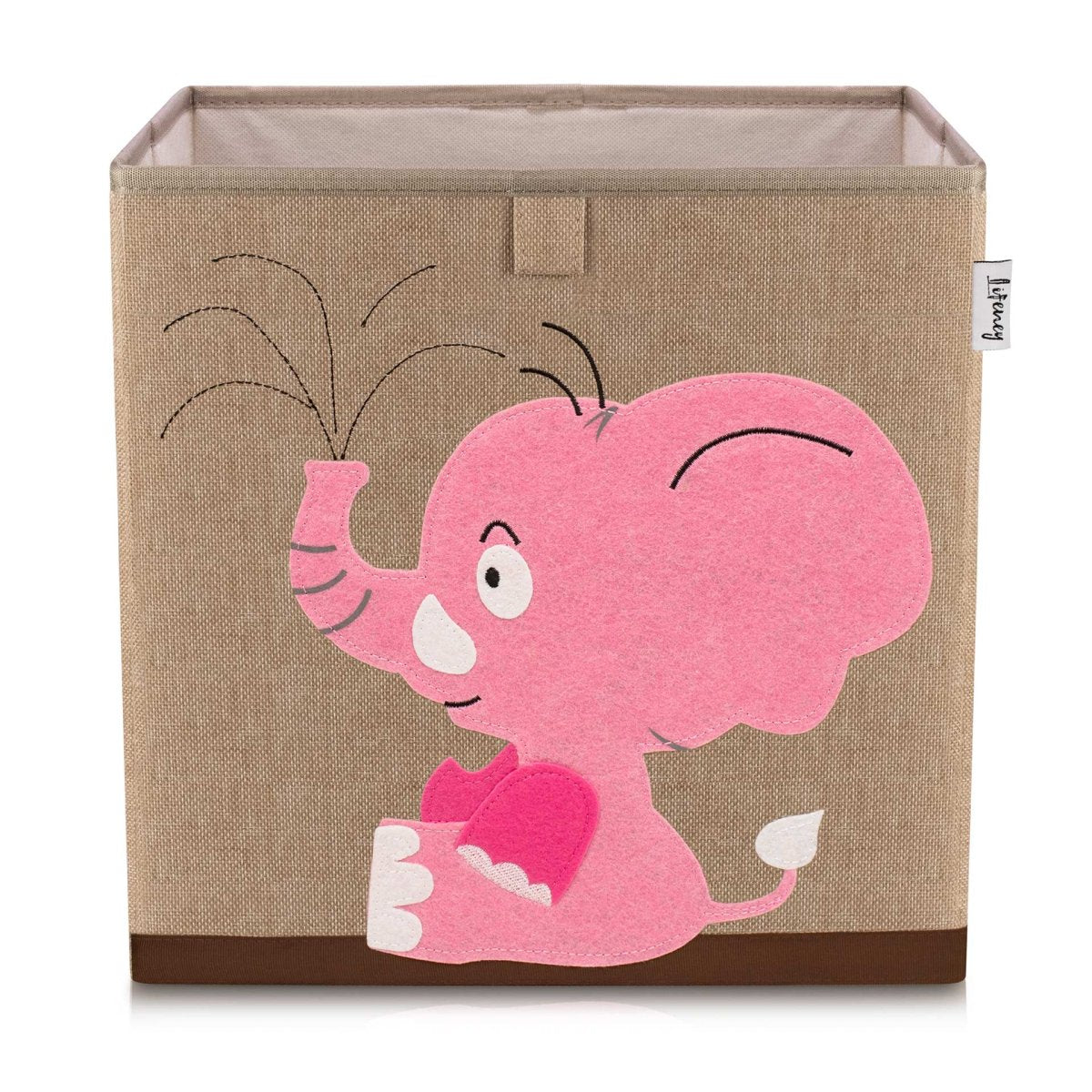 Pawleso Panier De Rangement En Feutre Pour Enfants - Forme Lion, 35 X 35 Cm, 42 L, Pliable