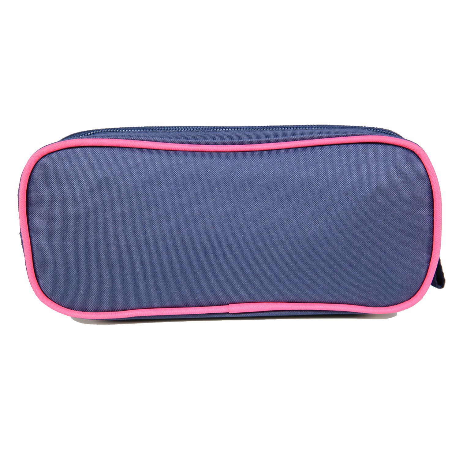 Trousse - Scolaire - Rectangulaire - Silicone - Couleurs Pastel - Apli Vert Turquoise, Bleu Turquoise, Violet Et Rose - Bagagerie - Maroquinerie