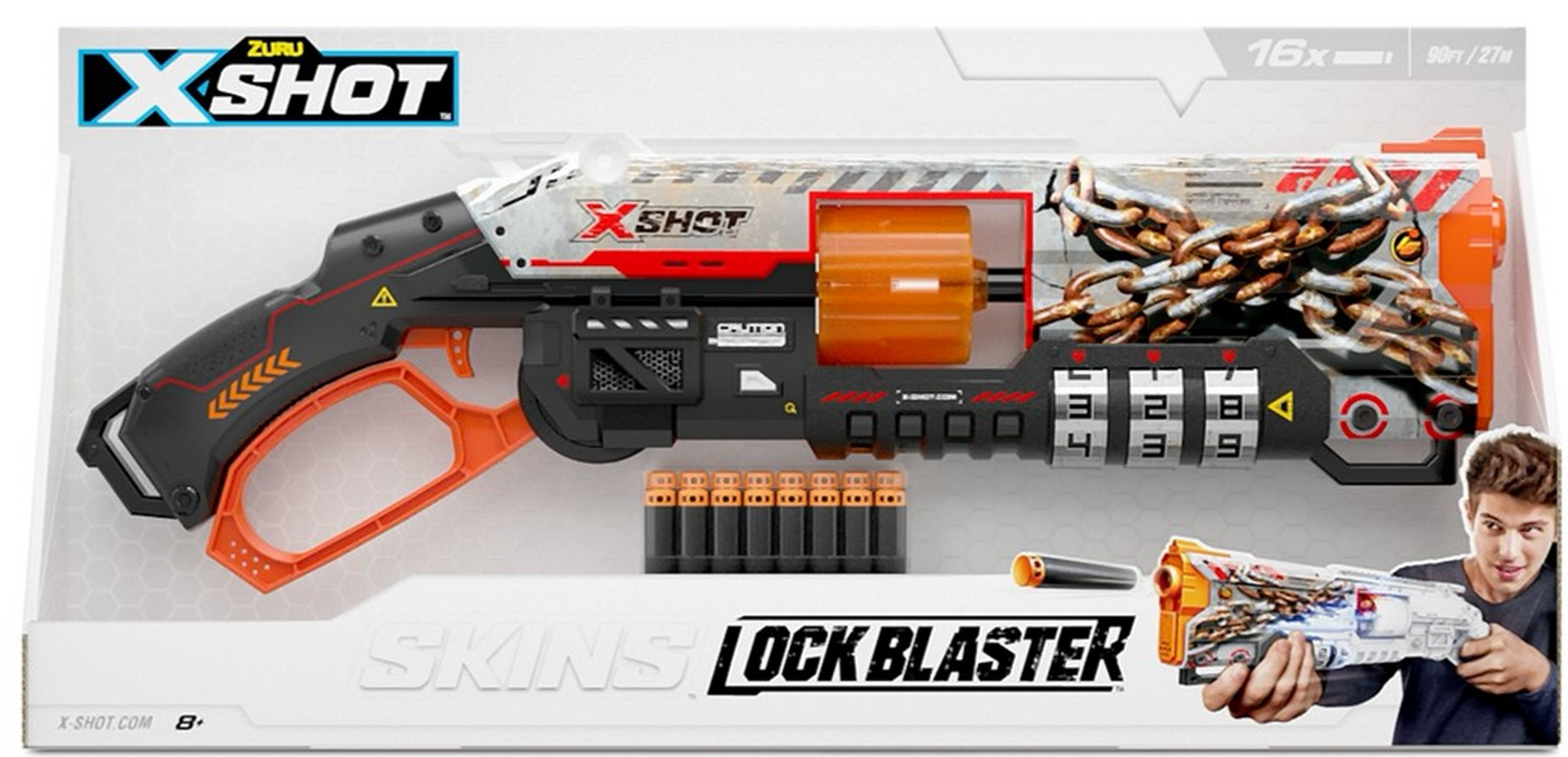 Lance Fléchettes Skins Lock Gun Le Jouet Et Ses Accessoires - vue 2