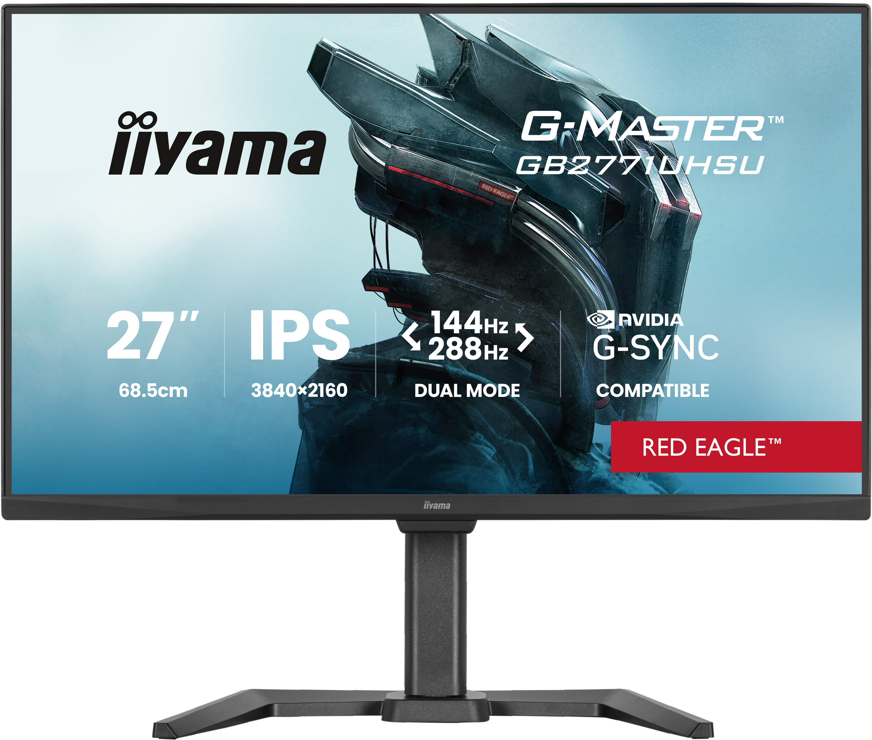 Moniteur Iiyama GB2771UHSU-B1 / 27 4K 3840x2160 / 144 Hz / 0.8 ms / Dalle IPS