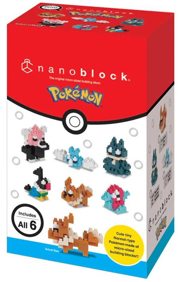 Nanoblock Pokemon Coffret type Normal
