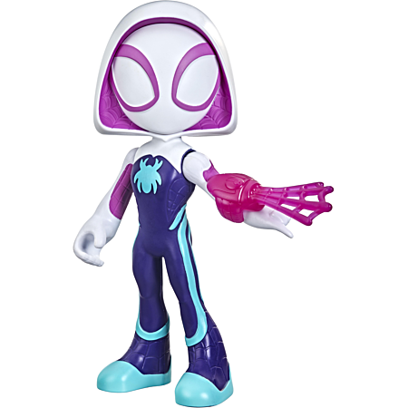 Hasbro Marvel Spidey et ses Amis Extraordinaires, grande figurine Ghost- Spider, jouet de super-héros préscolaire Hasbro Marvel Spidey et ses Amis Extraordinaires, grande figurine Ghost- Spider, jouet de super-héros préscolaire