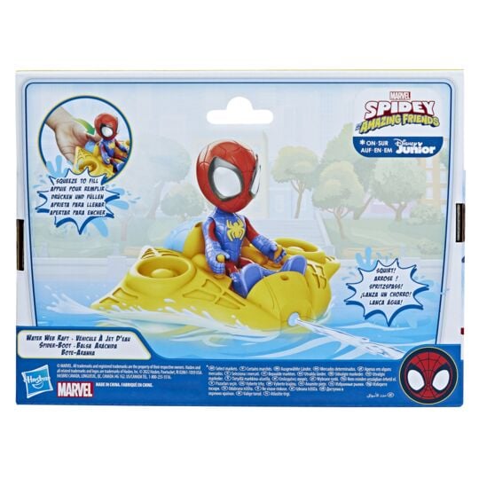 Marvel – Figurine Spidey Et Sa Moto – 10 Cm – Spidey Et Ses Amis – Dès 3 Ans – Jouet Super-héros