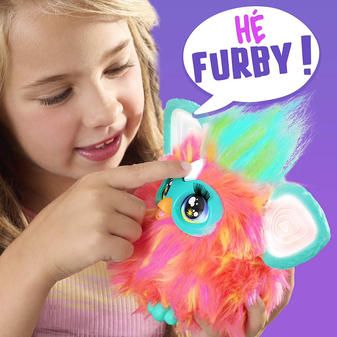 Furby corail peluche interactive au meilleur prix | E.Leclerc, image size:1013x1090