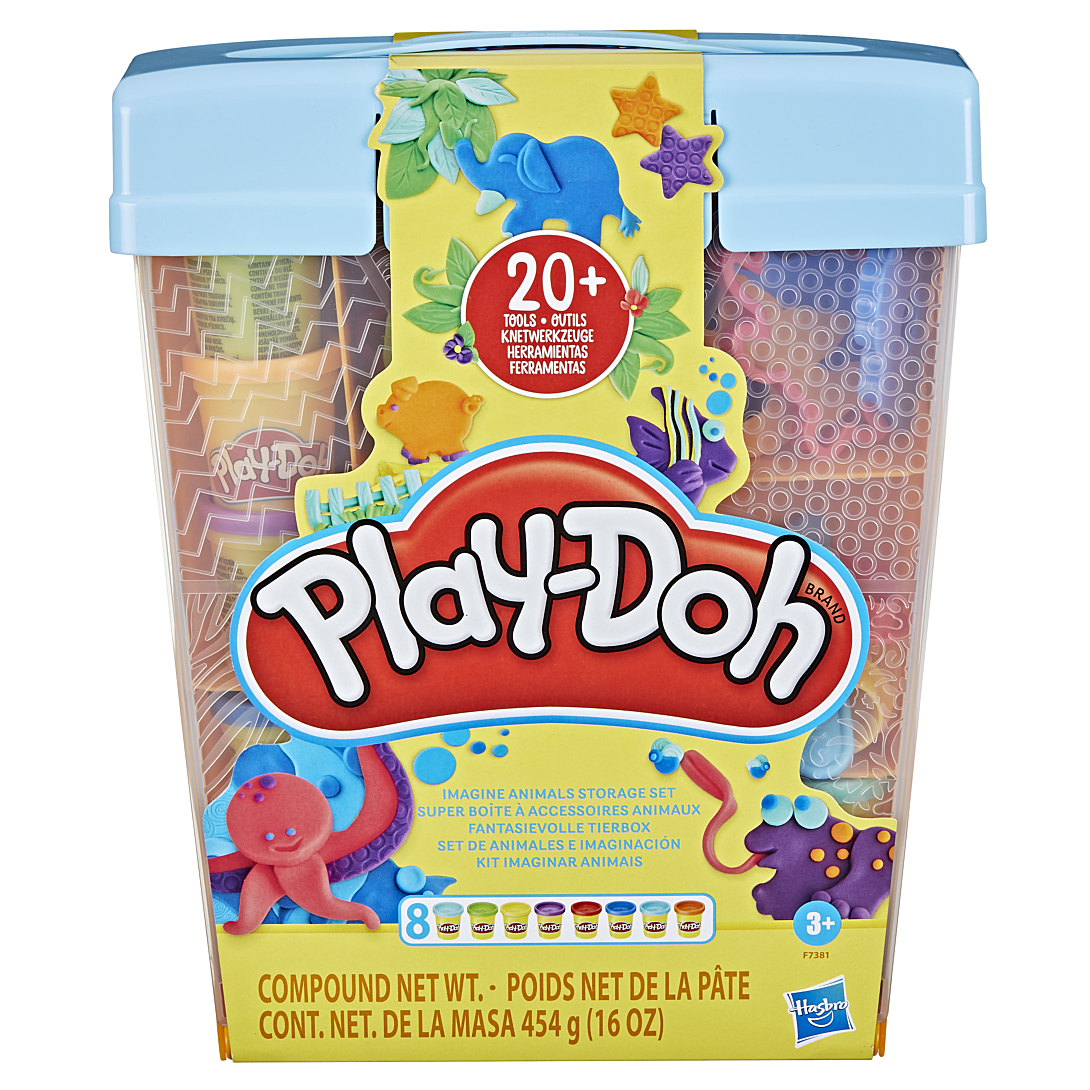 Play-Doh Super Boîte à accessoires Animaux, jouets et pâte à modeler pour