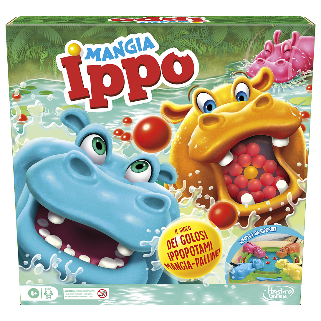 Jeu De Plateau Hasbro F8815101 – Hippos Gloutons Pour 2 À 4 Joueurs