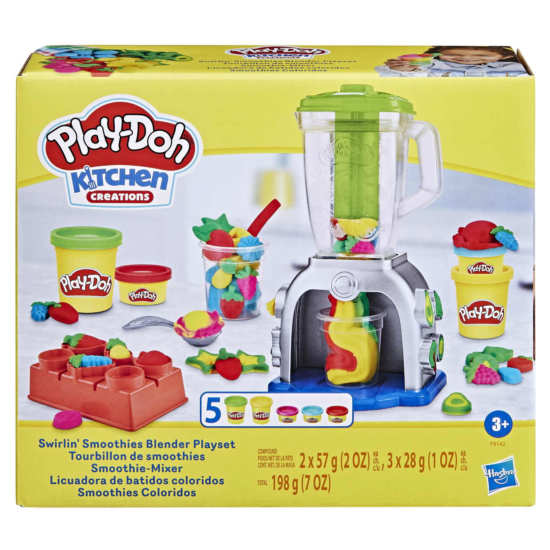 Coffret Pâte À Modeler Play-Doh F91425L0 – Tourbillon de Smoothies avec 20 Accessoires - vue 4