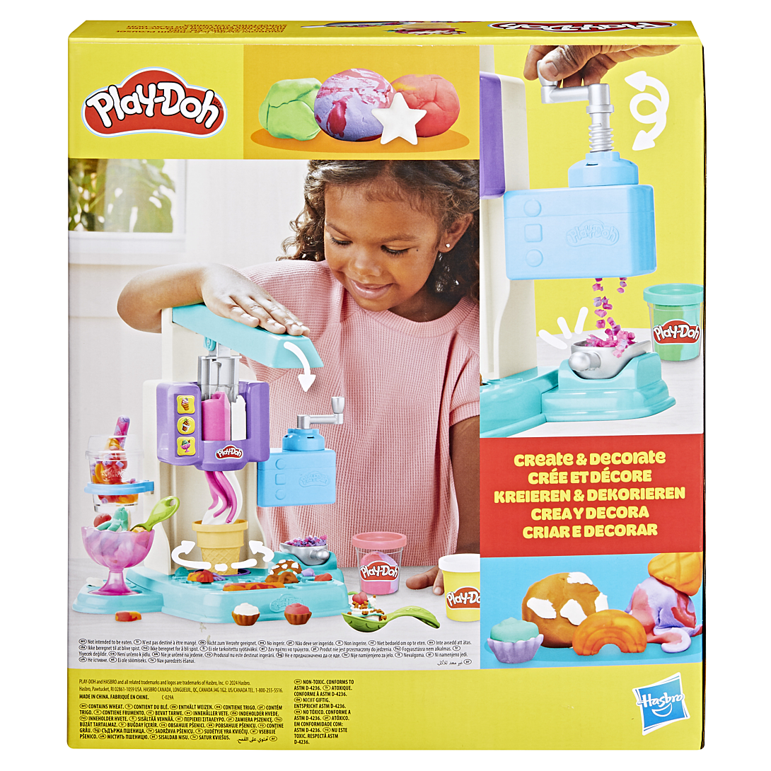 Play-Doh coffret Mes glaces arc-en-ciel avec pâte à modeler