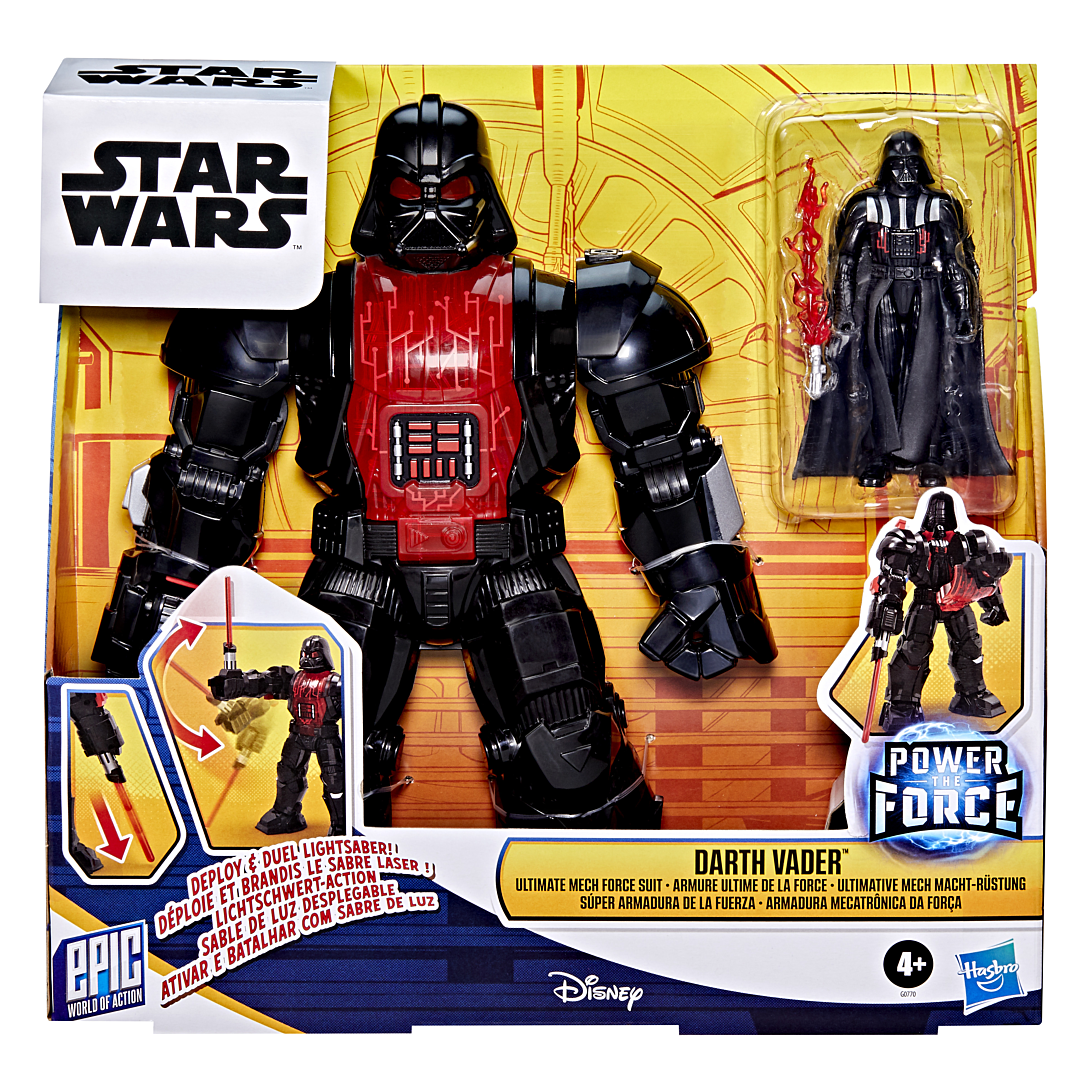 Figurine 28 cm Vador Armure ultime de la Force jouets Star Wars Epic World of Action dès - vue 6