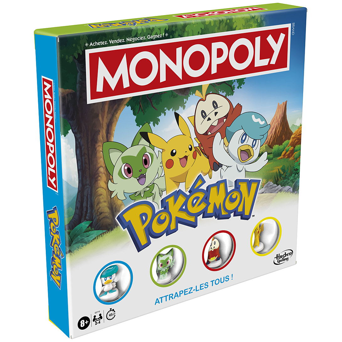 Jeu De Société Monopoly Hasbro G0716101monopoly – Édition Pokémon, 2-4 Joueurs, Dès 8 Ans - vue 3