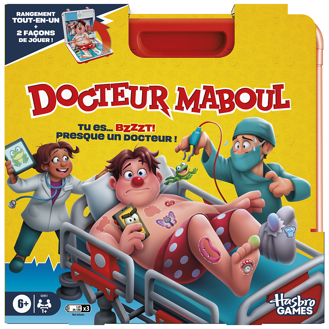 Jeu De Société Hasbro Gaming G0951101 – Docteur Maboul Refresh, Électronique avec Mallette - vue 2