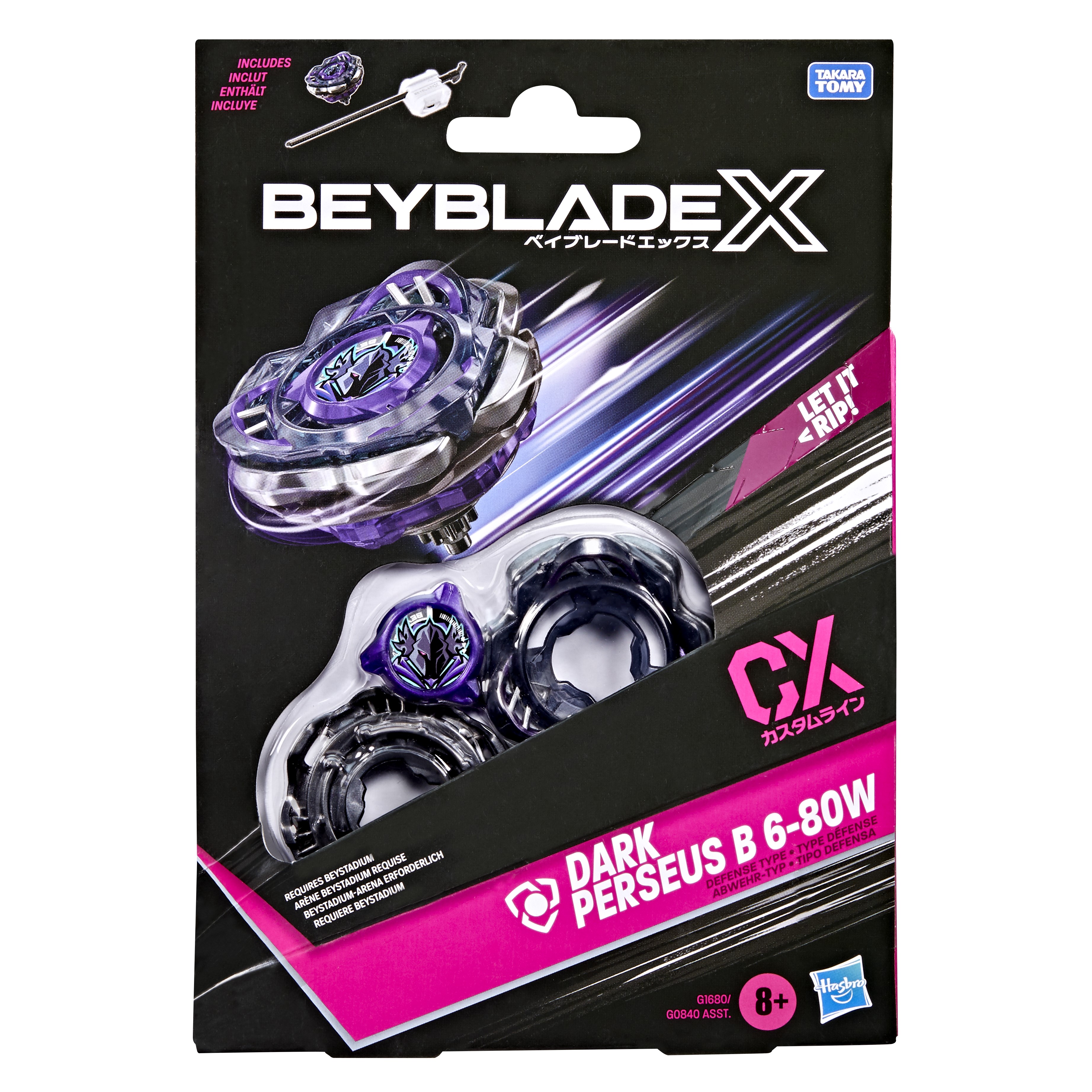 Beyblade x starter pack 2.0 Dark Perseaus B-80W