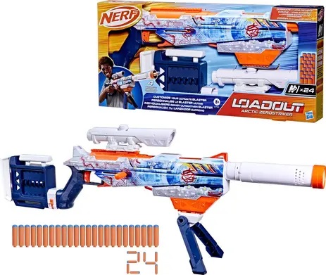 NERF LOAD OUT ARCTIC ZEROSTRIKER