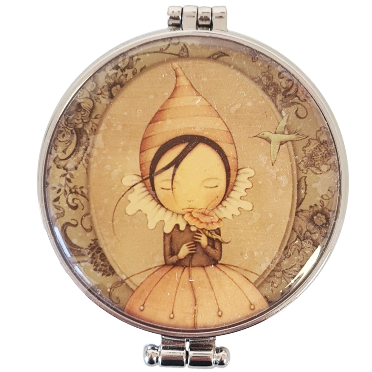 Miroir de poche Oh Mirror éclairé avec des LED